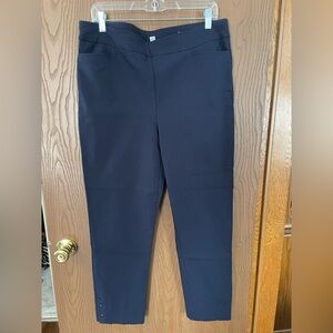 Chico's Brigitte straight leg navy pant, Chico's size 2.5/standard 14